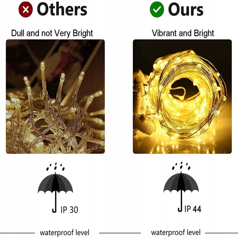 DAZSPIRIT Lichtgordijn Waterdicht 3Mx3M 300LED — foto 3