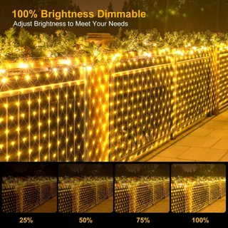 CORST Lichternet Waterdicht Kerstverlichting 6x2M 300 LED — miniatuur 4