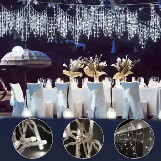 WOWDSGN LED IJspegel Lichtketting 15M 660 LED Timer IP44 — miniatuur 6