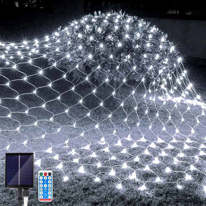 JIMACRO Solar Verlichtingsnet Decoratief 2x3m 192 LED — foto 1
