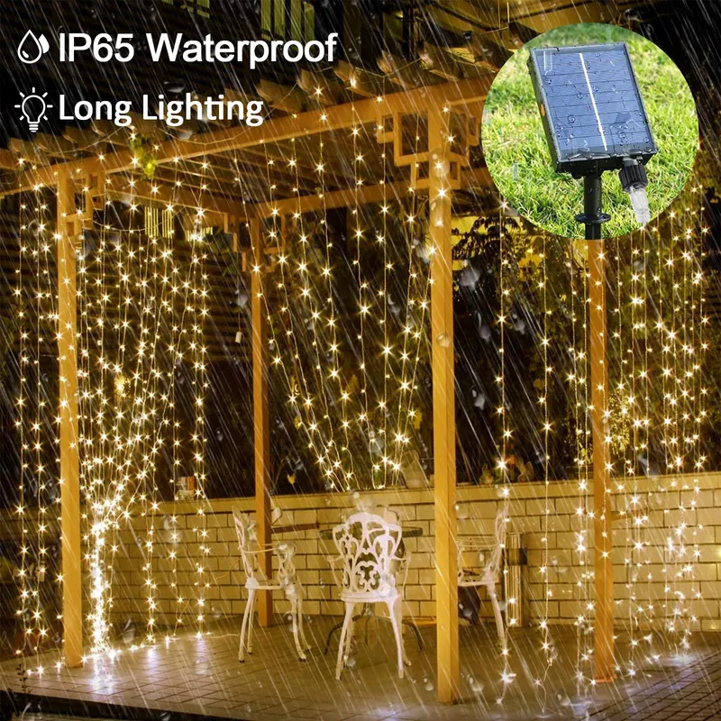 MICACORN Lichtgordijn Decoratief 3Mx3M 300LED — foto 3