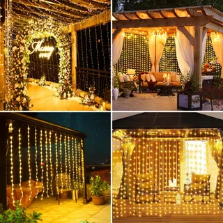 MICACORN Lichtgordijn Decoratief 3Mx3M 300LED — miniatuur 7