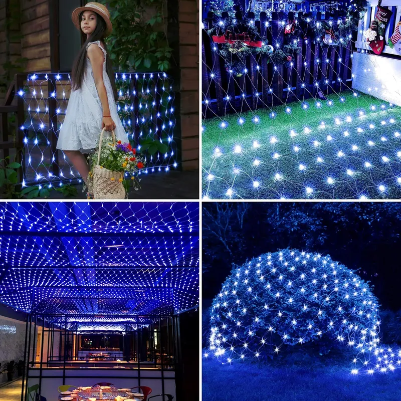 GHONLZIN Solar LED Netverlichting Waterdicht 192 LED 2x3m — foto 5