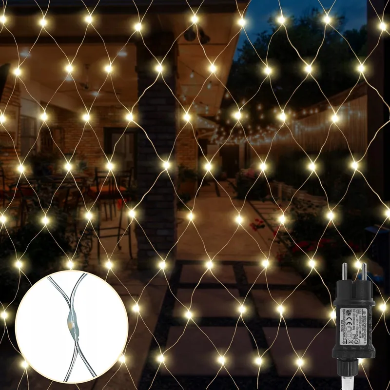 GRESONIC Lichternet Decoratieve Verlichting Buiten 96 LED — foto 1