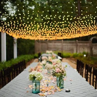 GRESONIC Lichternet Decoratieve Verlichting Buiten 96 LED — miniatuur 7
