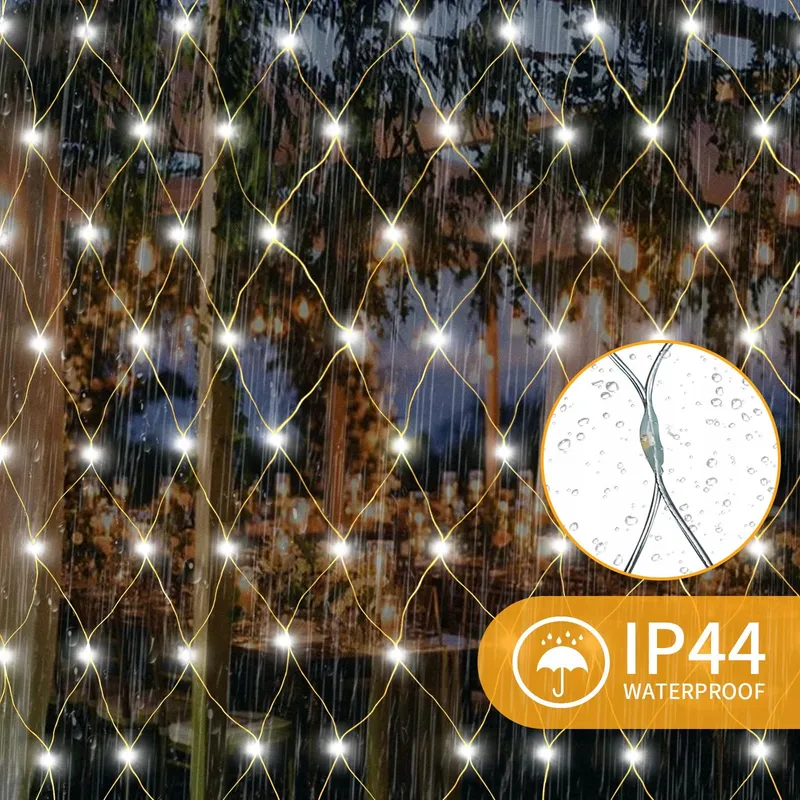 GRESONIC Lichternet Decoratieve Verlichting Buiten 96 LED — foto 4