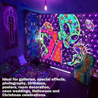 CORST LED Lichtnet Decoratief UV Blacklight 3x2M 200LED — miniatuur 7