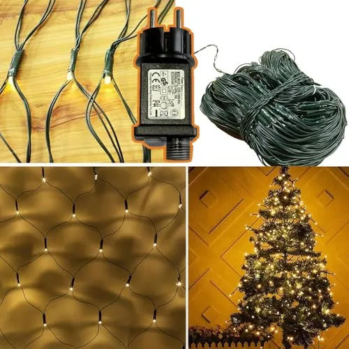 TIYUPA LED Lichtnet Kerst Decoratief 3x2M 204 LED — foto 7