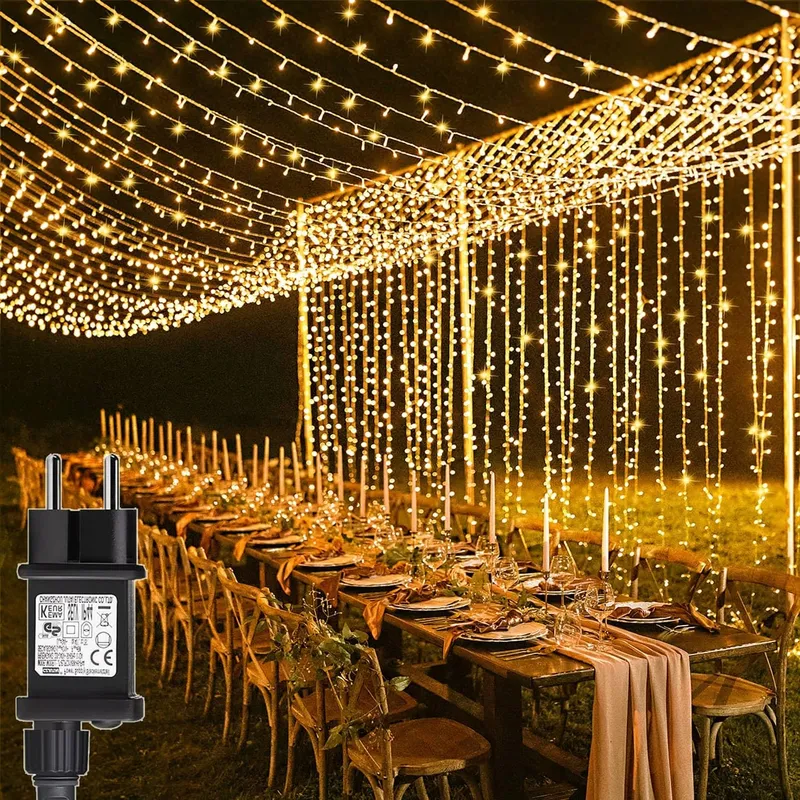 YOWIN Lichtgordijn 6x3m 600LED — foto 2