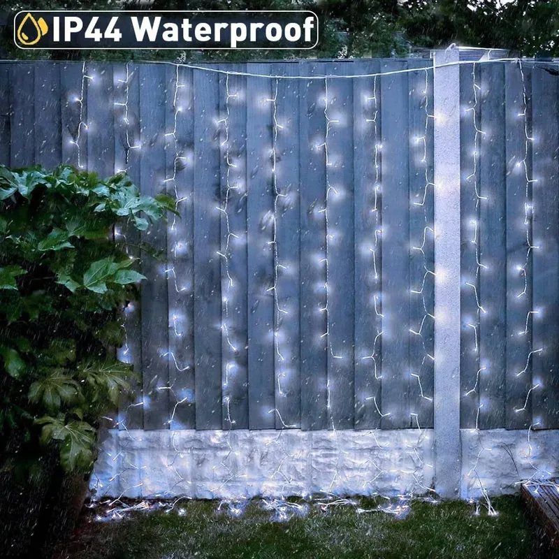 DEKOFUN Lichtgordijn Waterdicht 600 LED 6x3m — foto 5