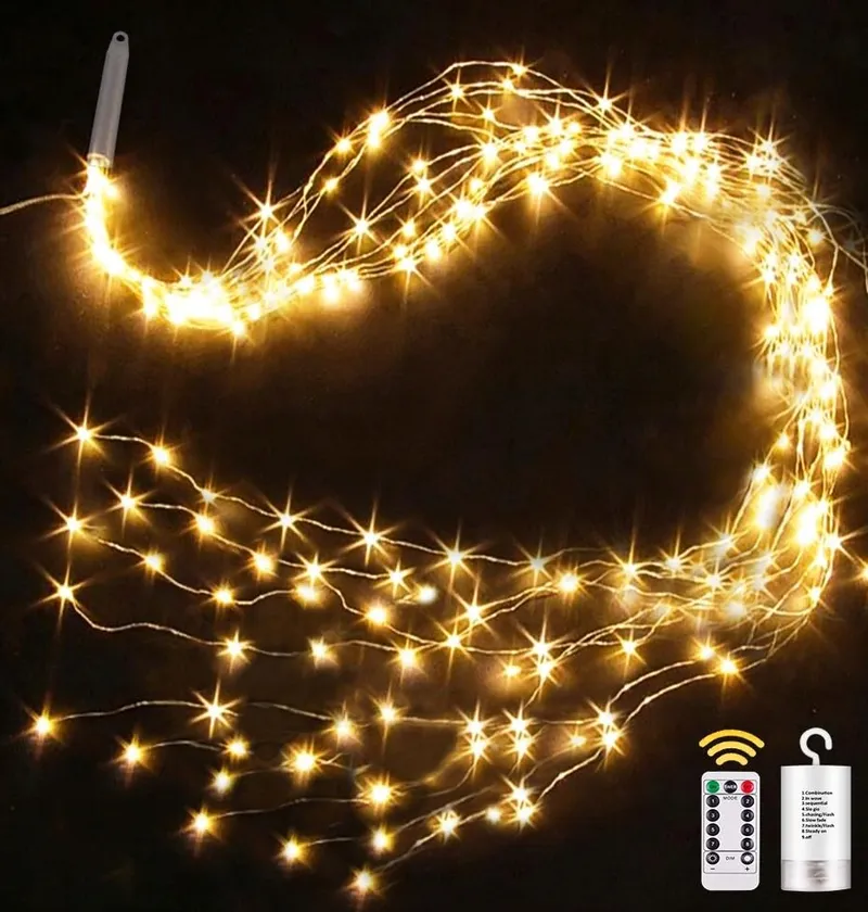 YOWIN Lichtsnoer Waterdicht 8 Modi 1M 100 LED — foto 1