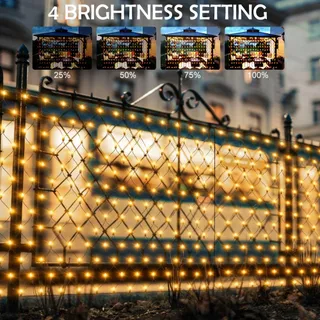 CERIAL Lichternet Buiten Waterdicht 6x2m 300 LED — miniatuur 6