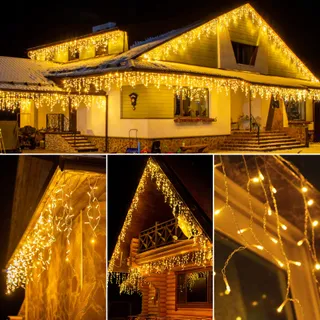 WOWDSGN LED Lichtgordijn Waterdicht 15M 660LED 8 Modi — miniatuur 6
