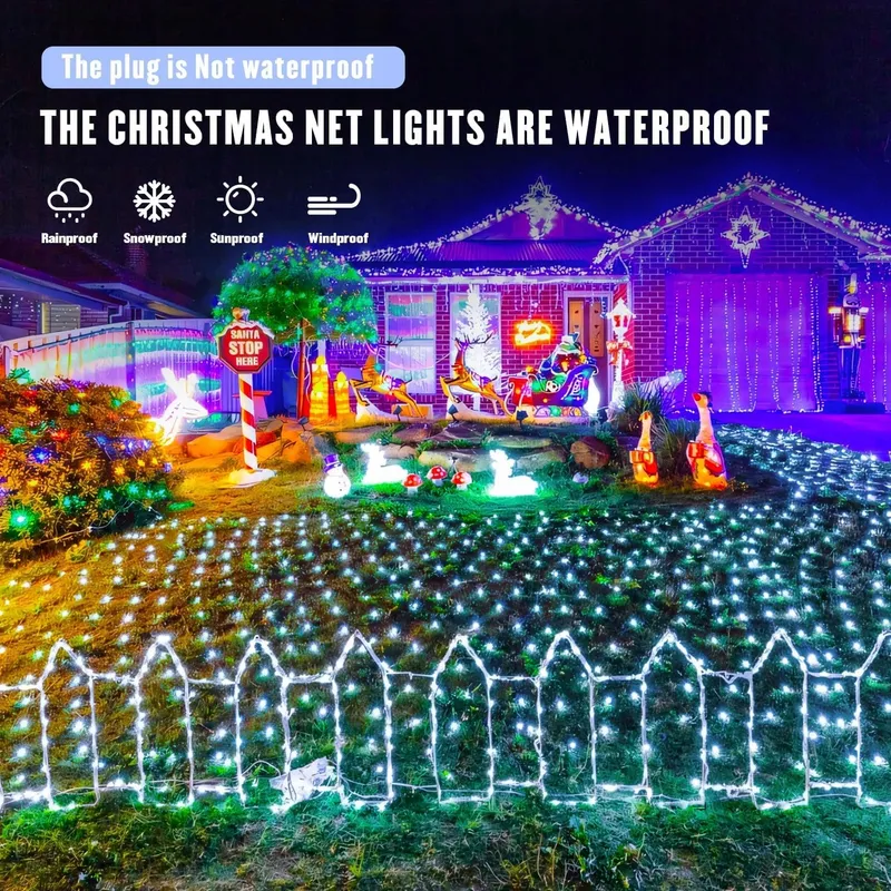 YOWIN LED Lichtnet Buiten 3x2m 200 LED — foto 4