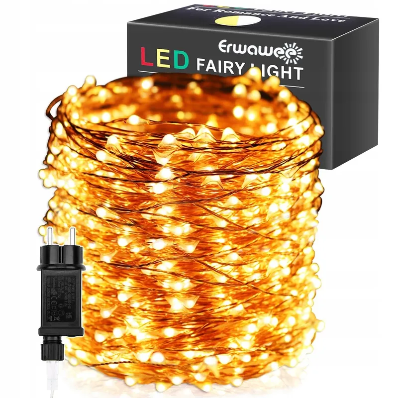 ERWAWEE Waterdichte Lichtketting Decoratie 100M 1000LED — foto 1