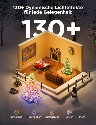 GOVEE Kerstverlichting Lichtketting 300 LED 30M IP65 Alexa — foto 3