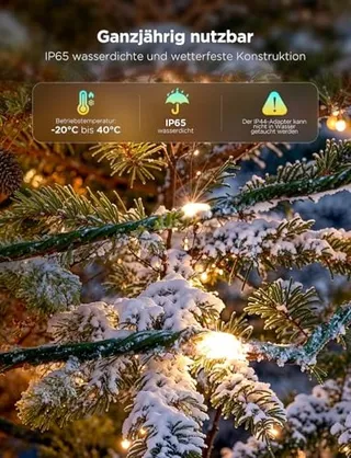 GOVEE Kerstverlichting Lichtketting 300 LED 30M IP65 Alexa — miniatuur 7