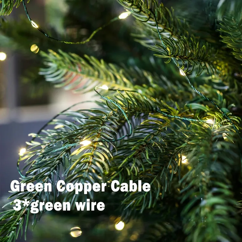 ERWAWEE Kerstverlichting Waterdicht Lichtsnoer 100m 1000 LED — foto 4