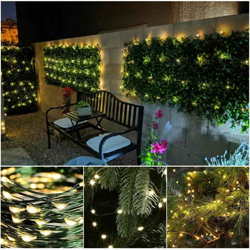 ERWAWEE Kerstverlichting Waterdicht Lichtsnoer 100m 1000 LED — foto 7