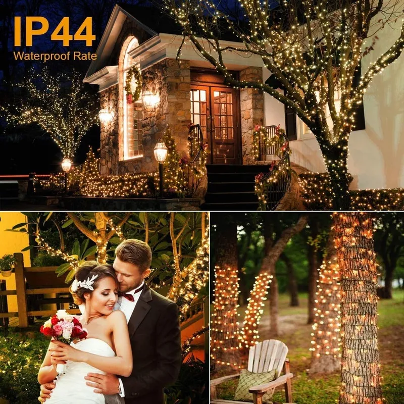 AVOALRE Kerstverlichting Buiten 50M 2000 LED IP44 8 Modi — foto 5