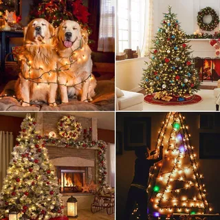 AVOALRE Kerstverlichting Buiten 50M 2000 LED IP44 8 Modi — miniatuur 2