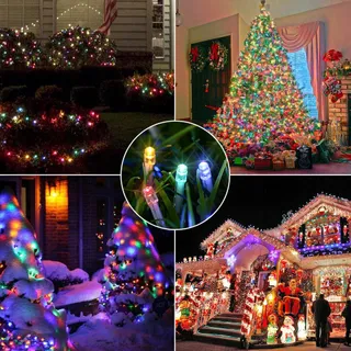 NEXVIN Kerstverlichting Kleurrijk Waterdicht 20M 200LED — miniatuur 7