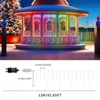 YOOWARM Smart LED Lichtketting Multikleur 13M App-Bediening — miniatuur 4