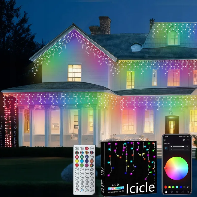 YOOWARM Smart LED Lichtketting Multikleur 13M App-Bediening — foto 1