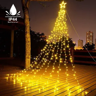 HOSPAOP Kerstverlichting Buiten Waterdicht 8 Modi 320 LED — miniatuur 3