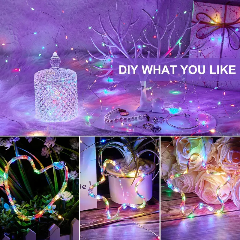 VACOULERY LED Lichtsnoer Afstandsbediening Multikleur 23M 200 LED — foto 6