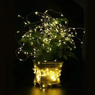 SALCAR LED Lichtsnoer Koperdraad USB 10M 100 LED — miniatuur 5