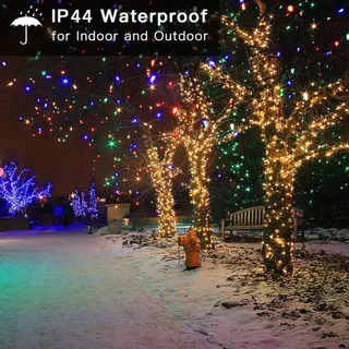 NEXVIN Kerstverlichting Meerkleurig 20M 200LED Waterdicht — miniatuur 3