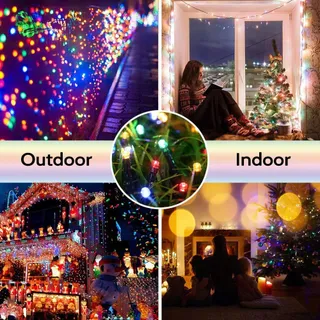 NEXVIN Kerstverlichting Meerkleurig 20M 200LED Waterdicht — miniatuur 7