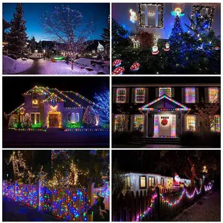 NEXVIN Kerstverlichting Meerkleurig 20M 200LED Waterdicht — miniatuur 6