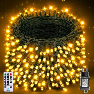 AURIOSTAR Kerstverlichting 20m 200 LED IP44 Afstandsbediening — miniatuur 1
