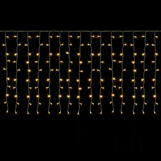 SALCAR Lichtgordijn 6x1m 300 LED 9 Modi Warmwit — miniatuur 1