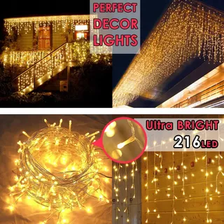 DIWUJI Lichtketting 216 LED 55M Afstandsbediening Dimbaar — miniatuur 5