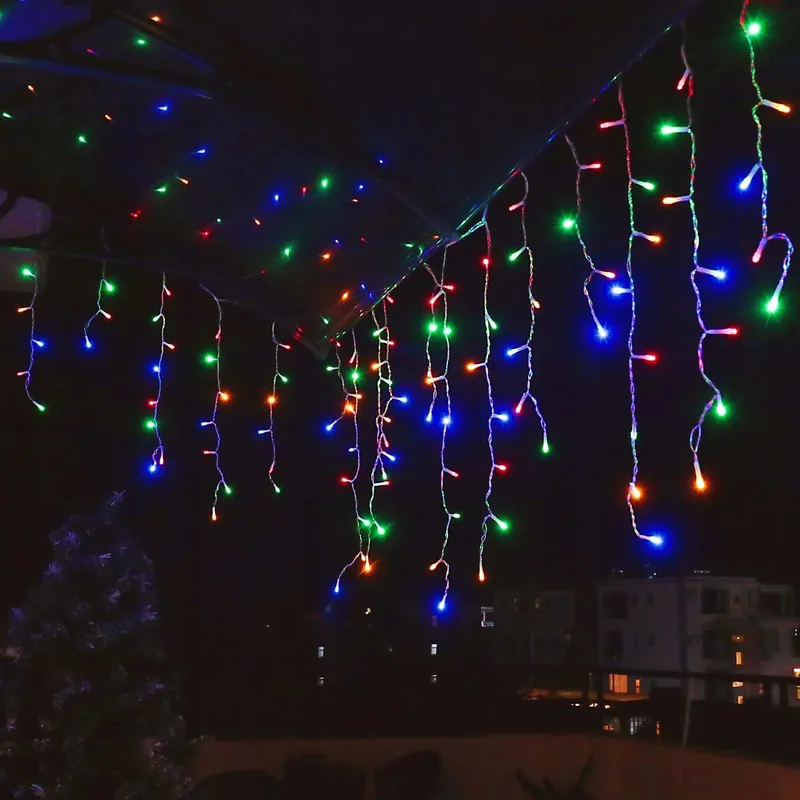 INTERGO LED Lichtgordijn Buiten Waterdicht 10M 400 LED Timer — foto 10