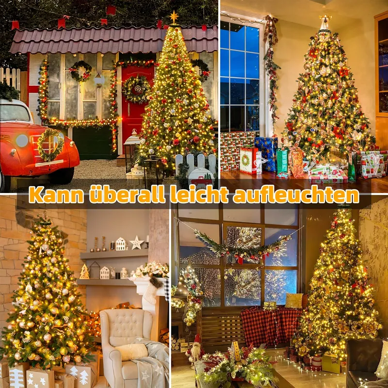 OLLNY Warm Witte Lichtketting Waterdicht 8 Standen — foto 8