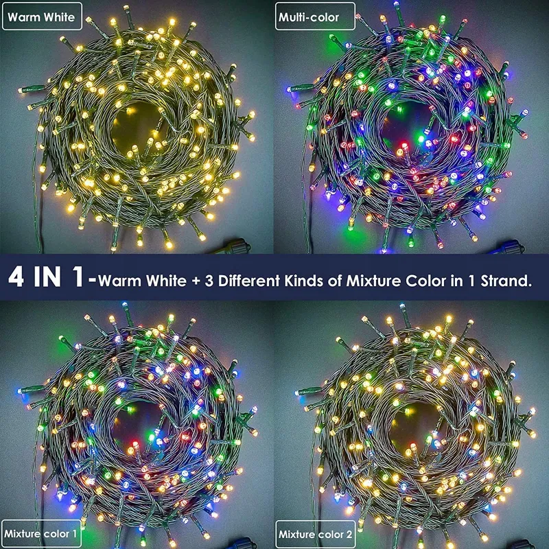 BOWFAR Kerstverlichting 11 Modi 10M 900 LED — foto 2