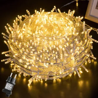 GLOBALINK Kerstverlichting Buiten 100M 500LED Waterdicht IP44 — miniatuur 1
