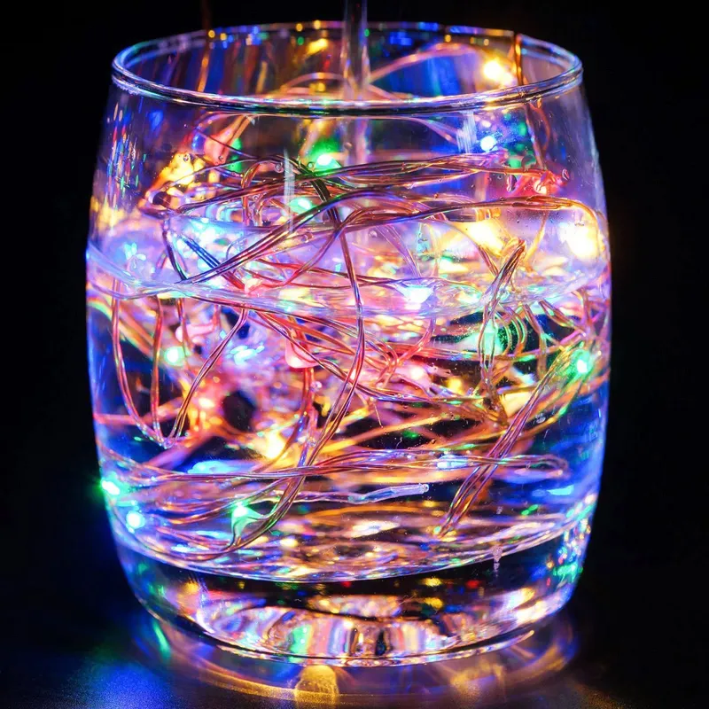 SALCAR Koperdraad Lichtketting Multicolor 10M 100LED — foto 3