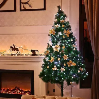 NEXVIN Kerstverlichting Wit Binnen Buiten 20M 200 LED — miniatuur 5