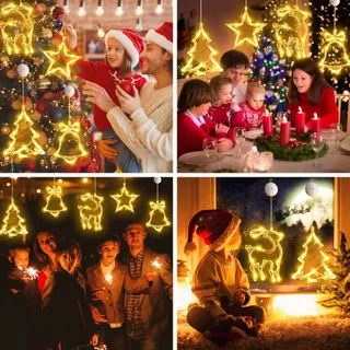 VASIN Kersthangers Decoratie Kerstboom Lichtjes 40 LED — miniatuur 5