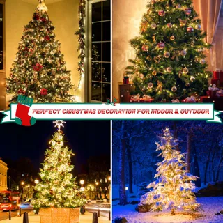 CSHARE Kerstboomverlichting 8 Standen IP44 3M 592 LED — miniatuur 7