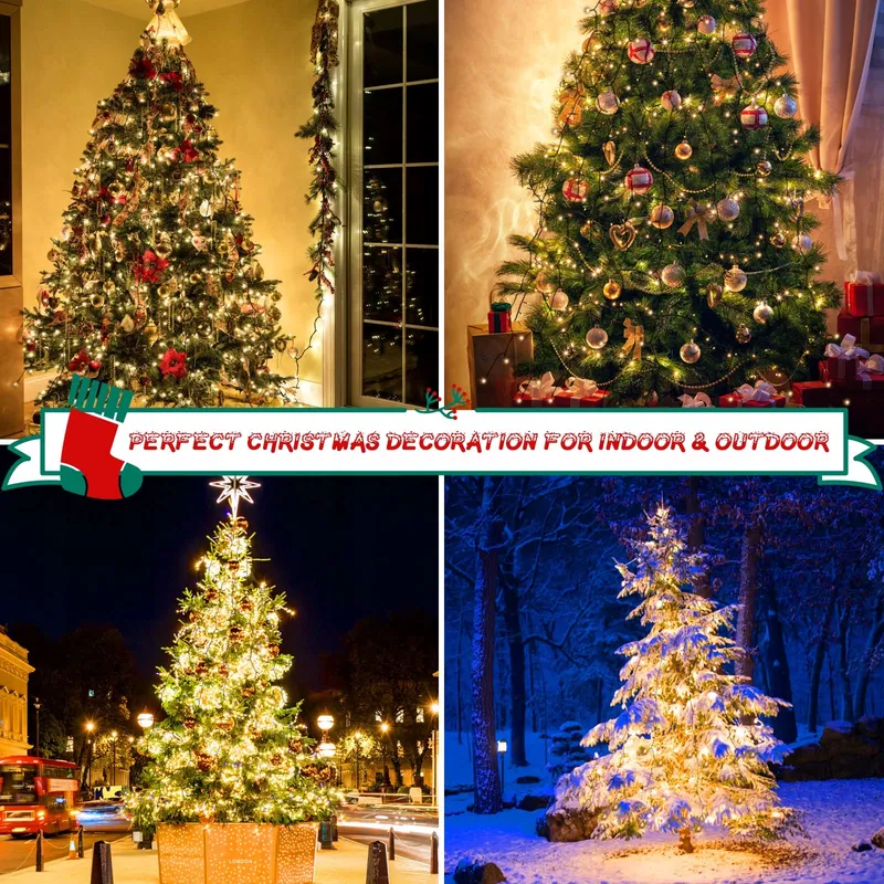 CSHARE Kerstboomverlichting 8 Standen IP44 3M 592 LED — foto 7