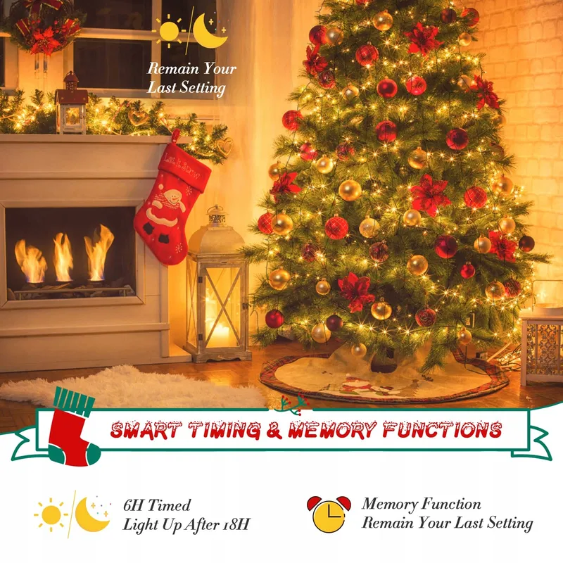 CSHARE Kerstboomverlichting 8 Standen IP44 3M 592 LED — foto 3