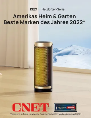 DREO Energiezuinig Stil Keramisch Verwarmer Afstandsbediening Timer V2 — miniatuur 5