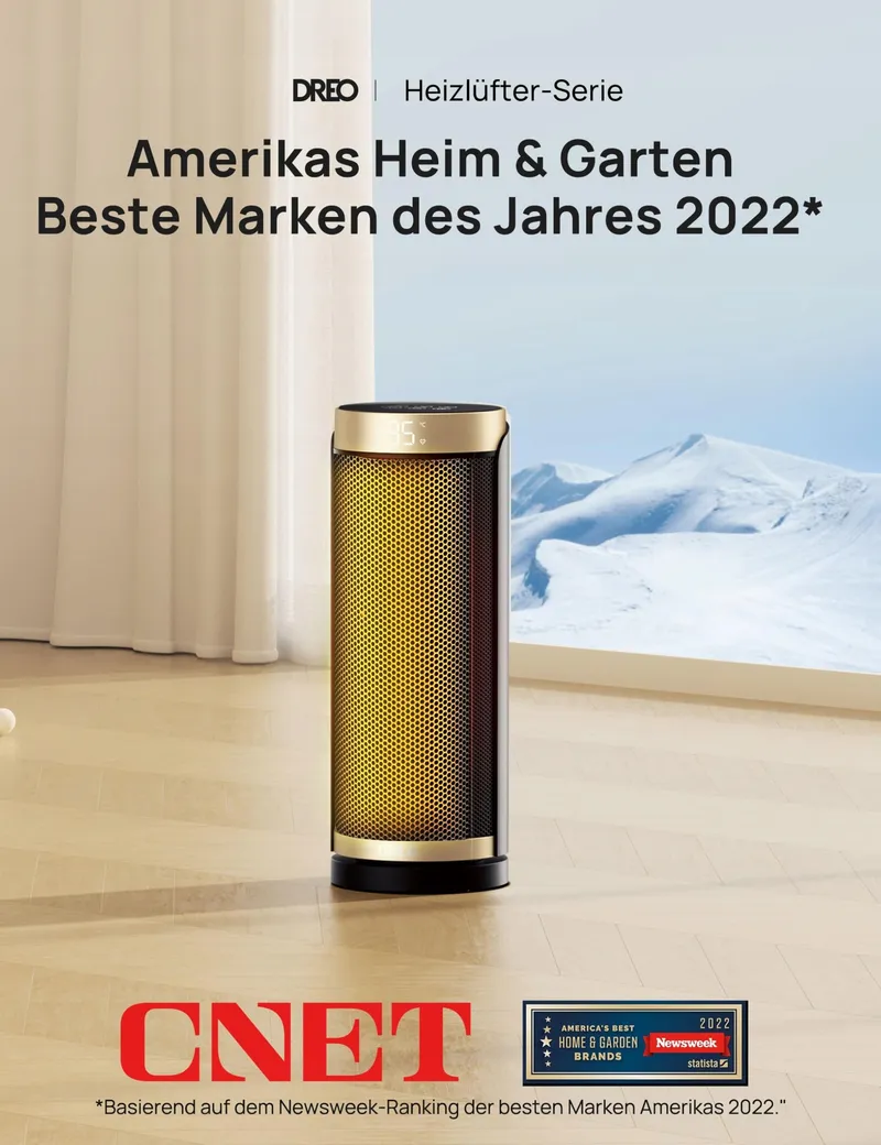 DREO Energiezuinig Stil Keramisch Verwarmer Afstandsbediening Timer V2 — foto 5