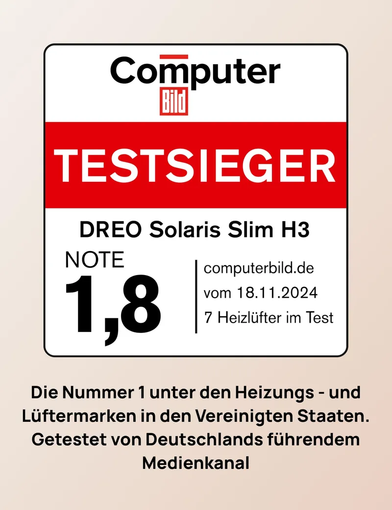 DREO Energiezuinig Stil Keramisch Verwarmer Afstandsbediening Timer V2 — foto 2